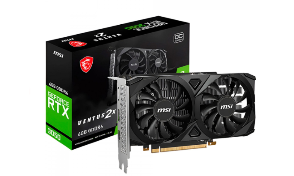 RTX 3050 MSI Ventus 2x OC 6gb GDDR6 