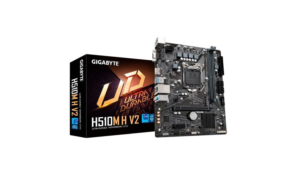 Placa Mãe Gigabyte H510M H V2, DDR4, LGA 1200, Chipset H470