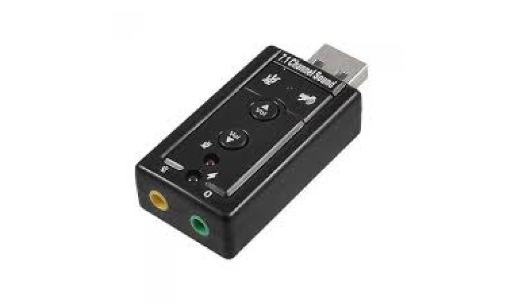 Adaptador de Som LE-5556 USOM-10 USB 7.1