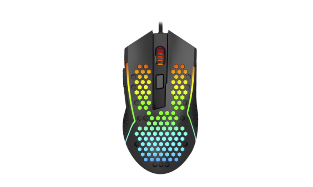 Mouse Gamer Redragon Reaping, RGB, 6 Botões, 12400 DPI, Black, M987-K