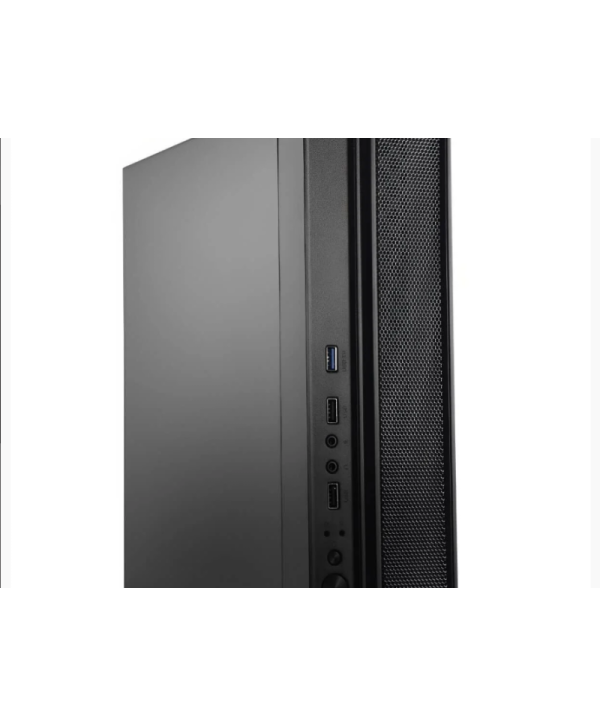 GABINETE SLIM COM FONTE 200W SLIMDESK BG-2002 PRETO BLUECASE - USB 3.0 / VERTICAL / HORIZONTAL /