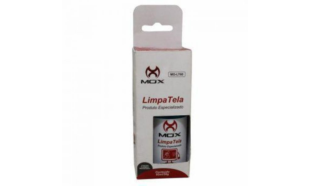 Limpa Tela LCD/LED Smartphone Tablet C/ Flanela 60ml MO-LT60