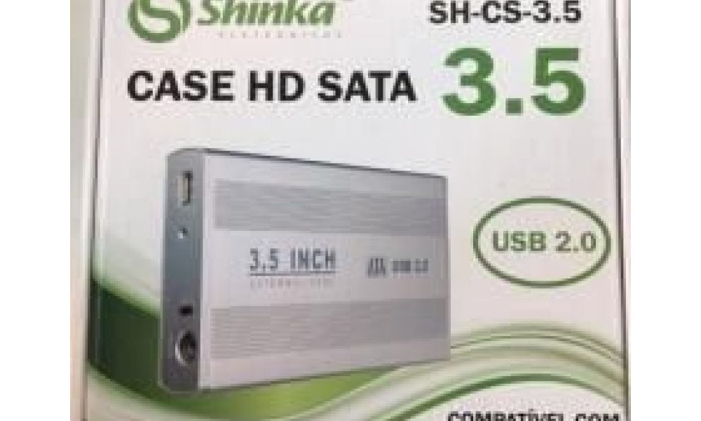 CASE HD SATA 3.5 USB 2.0 E 3.0 SHINKA SH-CS-3.5