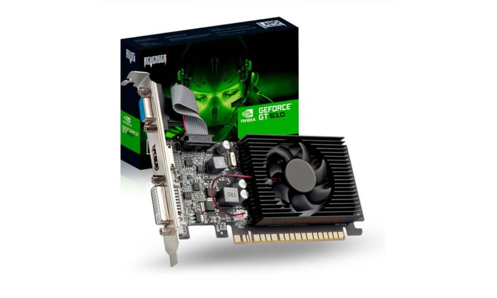 Placa de Vídeo Geforce GT 610 1GB GDDR3 Revenger