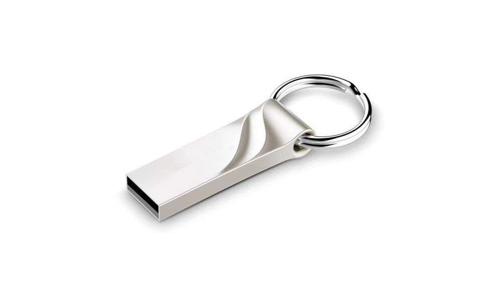 Pendrive 64GB Bruteforce Silver Com Chaveiro