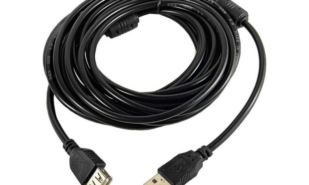 Cabo Extensor USB A + USB A Femea 2.0 Preto 3M - MXT