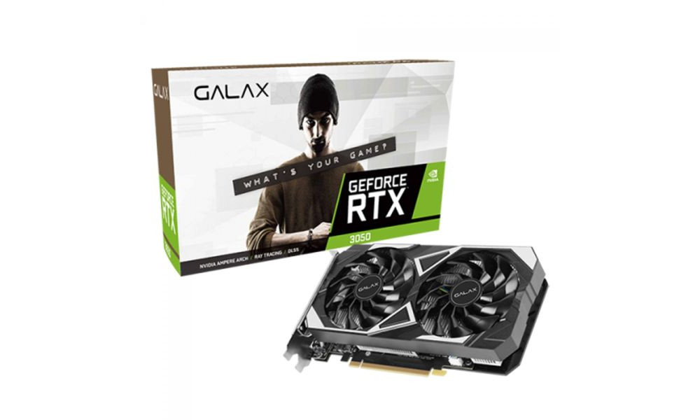 Placa de Vídeo RTX 3050 6GB Galax EX 1Click Oc