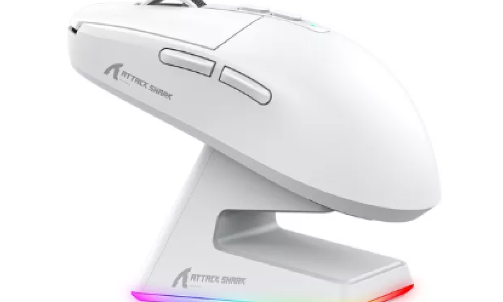 Mouse Sem fio Shark Atack c/ dock RGB