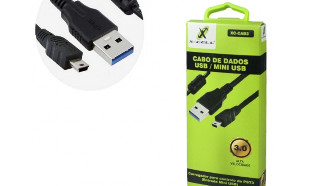 CABO USB+V3 PARA PS3 XC-CAB3 1.8M