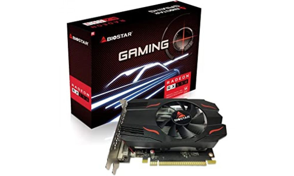 Placa de Vídeo RX 550 4GB Biostar Gaming