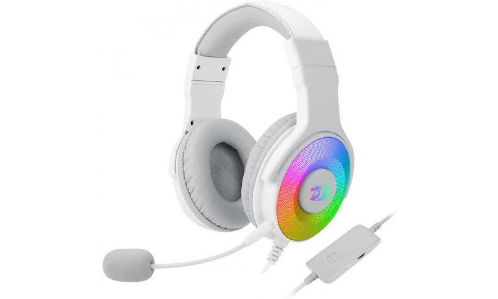 Headset Gamer Redragon Pandora 2 RGB Branco H350W