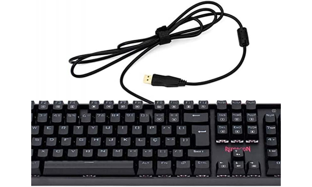 Teclado Mecanico Redragon Mitra Switch Azul, K551 Abnt2