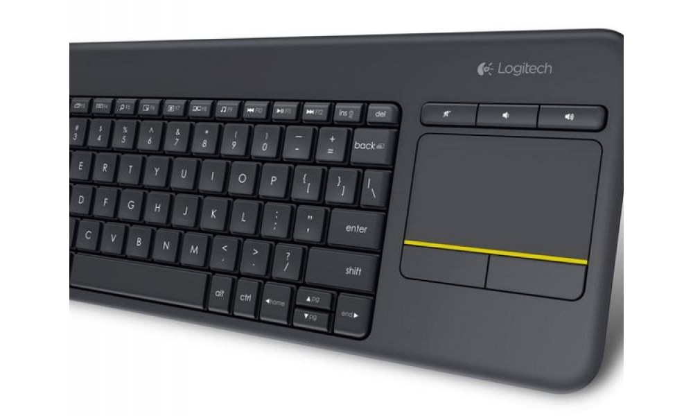 Teclado Logitech K400 S/ Fio com Touchpad Plus