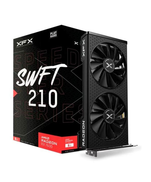 Placa de Video XFX Radeon RX 7600 Speedster SWFT210, 8GB, GDDR6