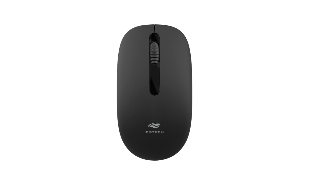 Mouse Sem Fio M-W15BK Preto C3Tech