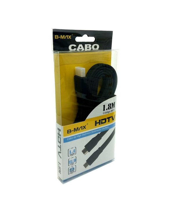 Cabo HDMI x HDMI 1,8M V1.4, B-Max BM8672