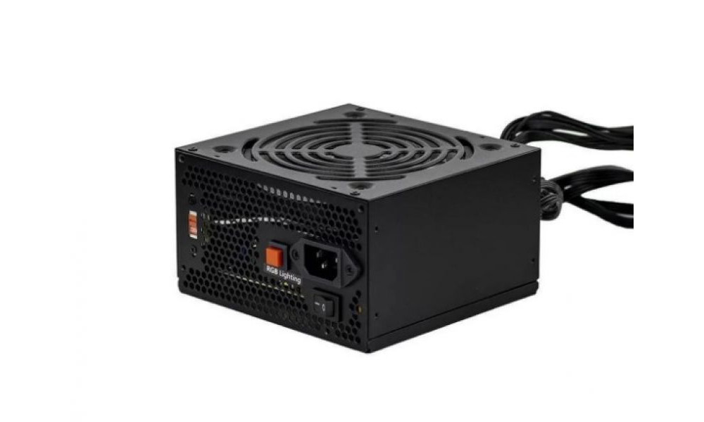 Fonte ATX 500W Bivolt Black, Preto Padrão