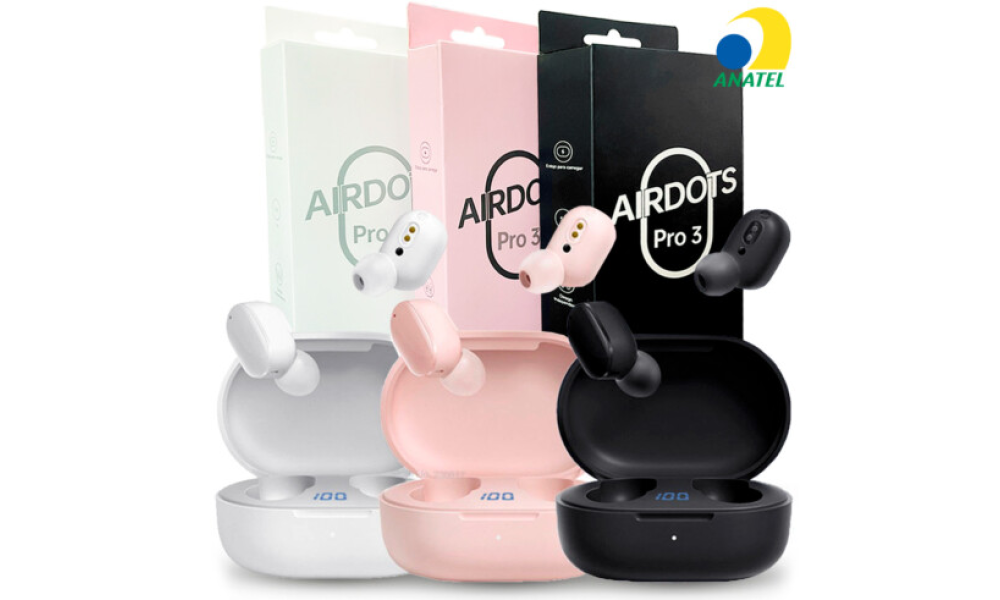 Fone de Ouvido Bluetooth 5.0 TWS Airdots PRO 3 - A-988