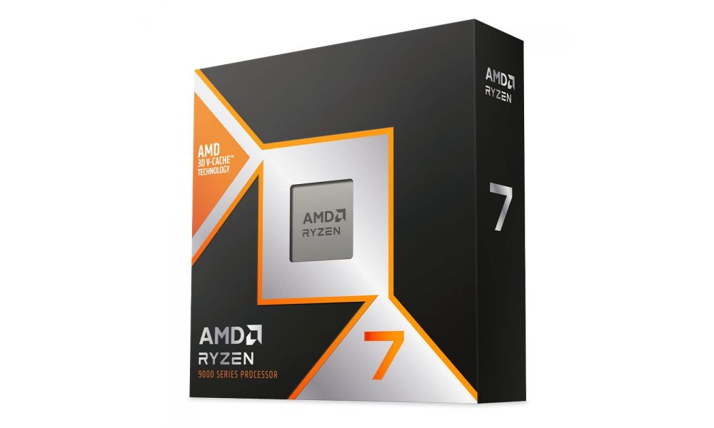 Processador AMD Ryzen 7 9800X3D, 4.7GHz (5.2GHz Turbo), 8-Cores 16-Threads, AM5, Sem Cooler, 100-100001084WOF