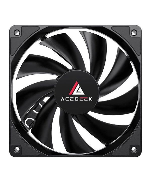 Ventoinha Acegeek Nocturn, 120mm, Preto, AG-NOCTURN-BK