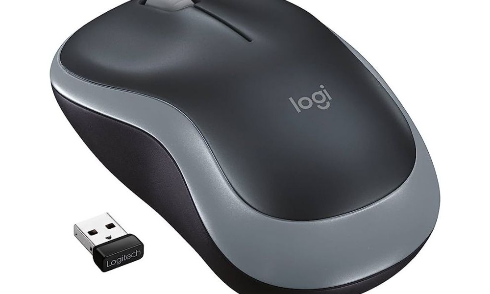 MOUSE SEM FIO LOGITECH M185 CINZA