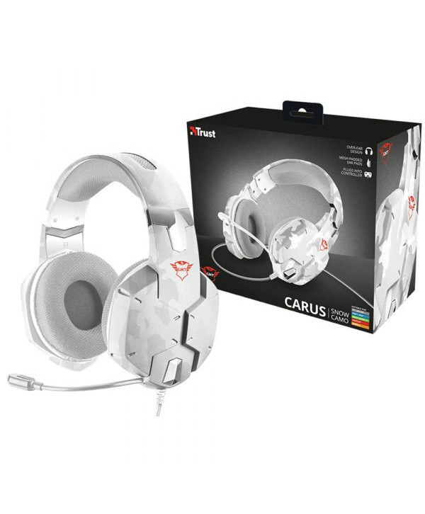 Headset 20864 Gxt-322w Carus Snow Camo Driver 50mm