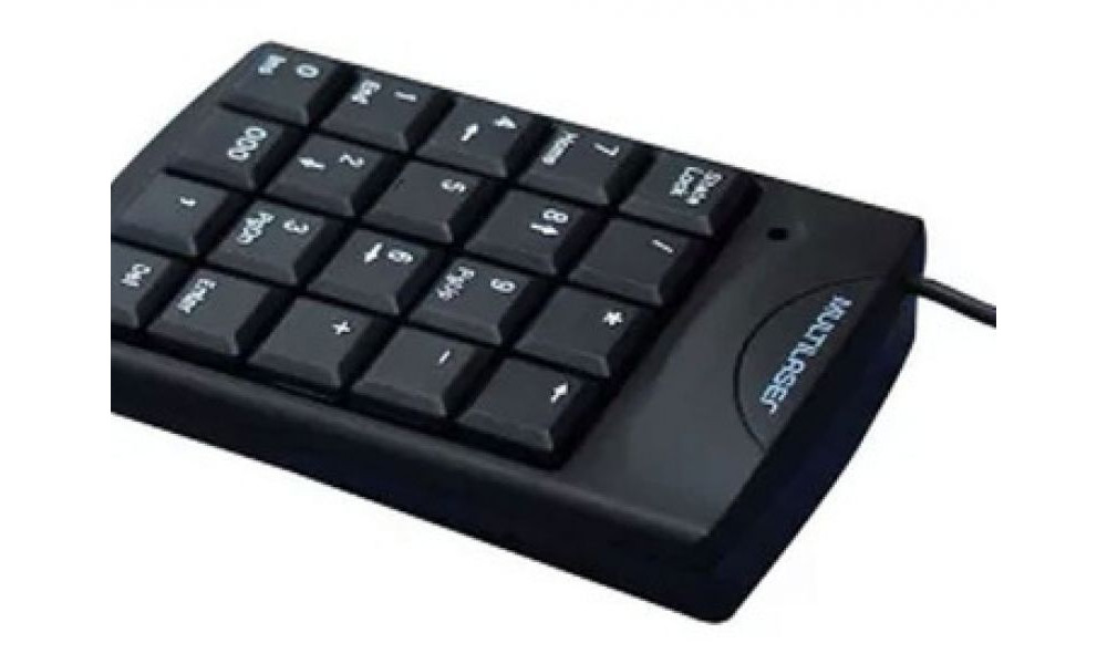 Teclado Numérico Multilaser Com Fio Usb 20 Teclas Preto - Tc229 Multilaser