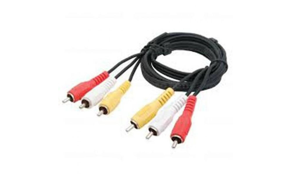 Cabo 3RCA  + 3RCA 1,2M TVX-1,2M 3-3 Verde