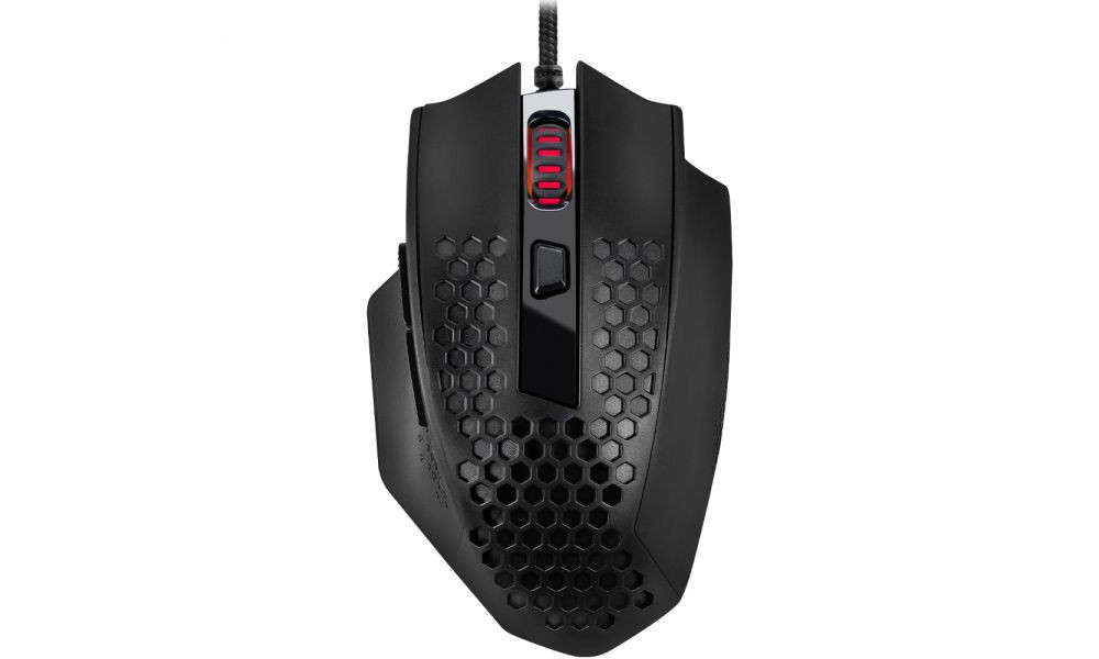 Mouse Gamer Redragon Bomber, 12.400 DPI, 6 Botões Programáveis, RGB, Preto, M722