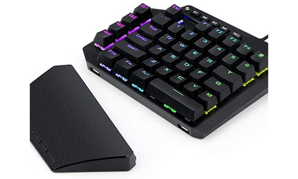 Teclado Gamer Redragon Ida Rgb One Hand Switch Blue K583rgb