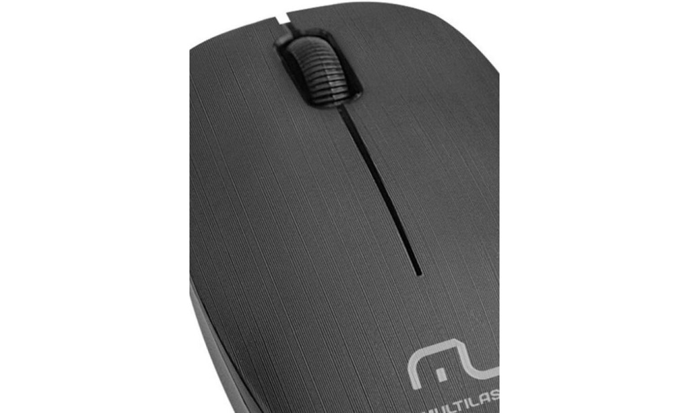 Mouse Sem Fio 2.4 Ghz 1200 Dpi Preto Usb Multilaser - MO251