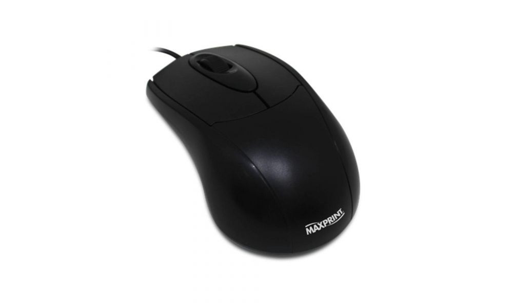 Mouse Óptico Maxprint 1000dpi Usb 606157 - Preto