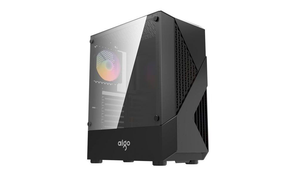 Gabinete Gamer Aigo A01, Lateral de Vidro, Preto, A01-BK