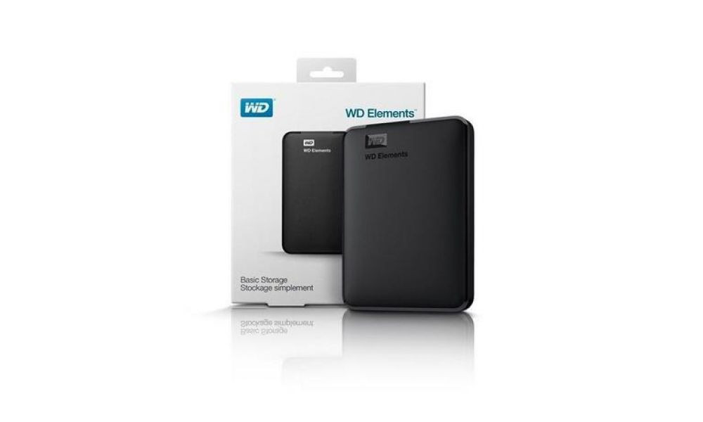 HD Externo 1TB WD Elements - WDBUZG0010BBK - Western Digital