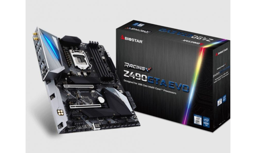 Placa Mãe Biostar Racing Z490GTA EVO, Chipset Z490, Intel 1200, ATX, DDR4