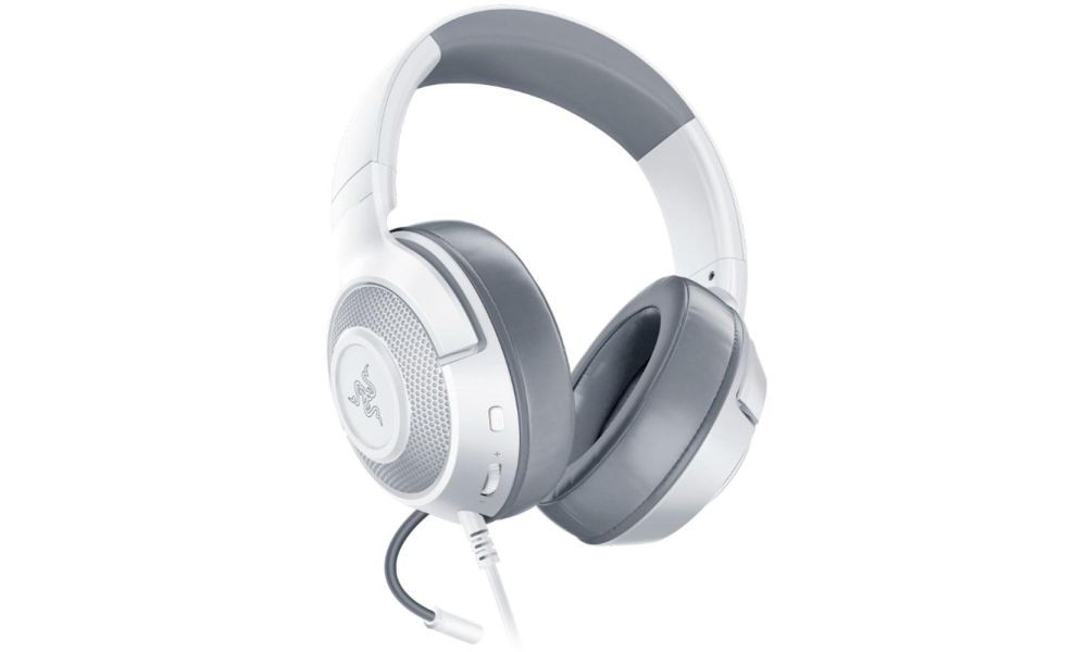 Headset Razer Kraken X Branco Surround 7.1 Mercury White