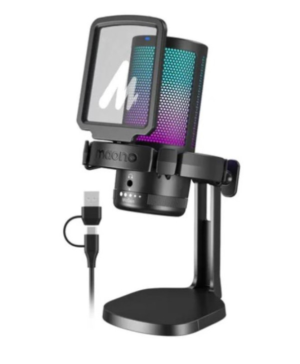 Microfone Gamer Com Suporte Maono DGM20 PRETO