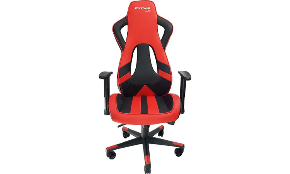 Cadeira Gamer MX11 Preto e Vermelho Giratória