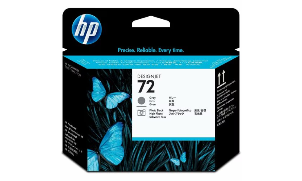 HP IPG IWS 5M CP Cabeça de Impressão Plotter HP72 Cinza e Preto Fotográfico