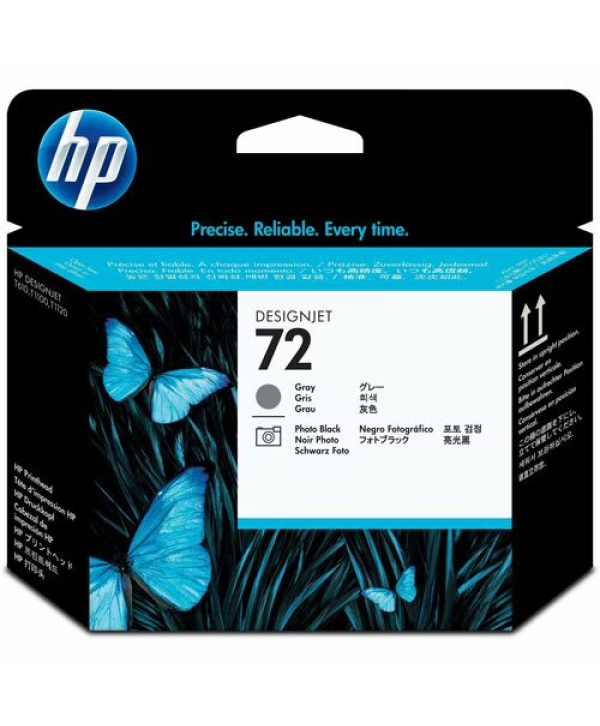 HP IPG IWS 5M CP Cabeça de Impressão Plotter HP72 Cinza e Preto Fotográfico