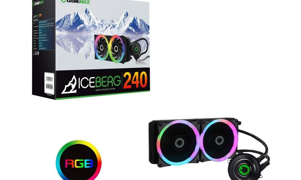 WATER COOLER GAMEMAX 2X12CM RGB ICEBERG 240R 240mm - def