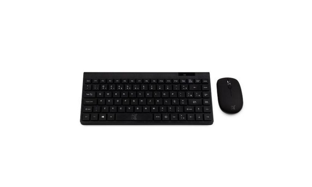 Kit Maxprint Compact Mouse e Teclado S/ Fio 2,4ghz - Preto