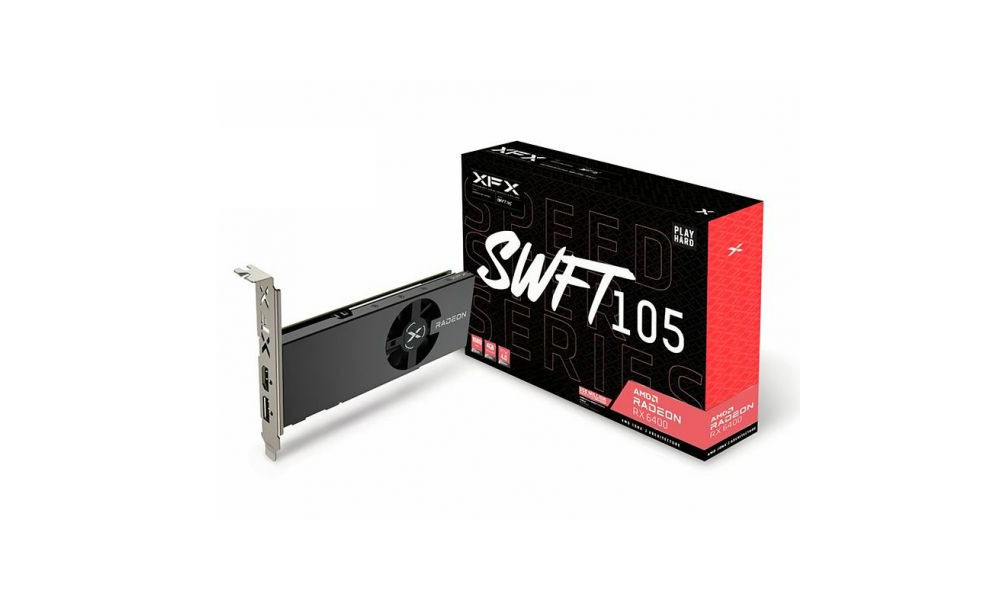 Placa de Vídeo XFX Radeon RX 6400 Speedster, 4GB, GDDR6  64Bit