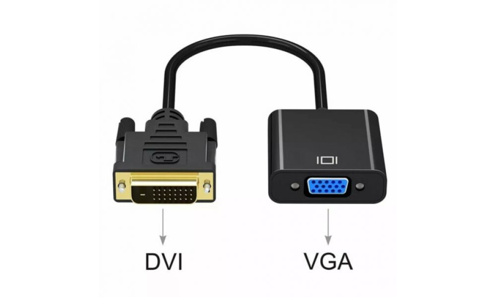 Adaptador Conversor Conexão DVI-D para VGA Knup - KP-AD108