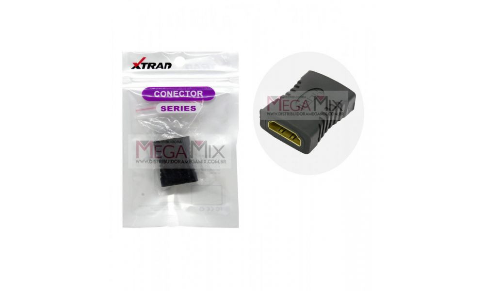 Adaptador HDMI (f) para HDMI (f) XT-556 - XTRAD