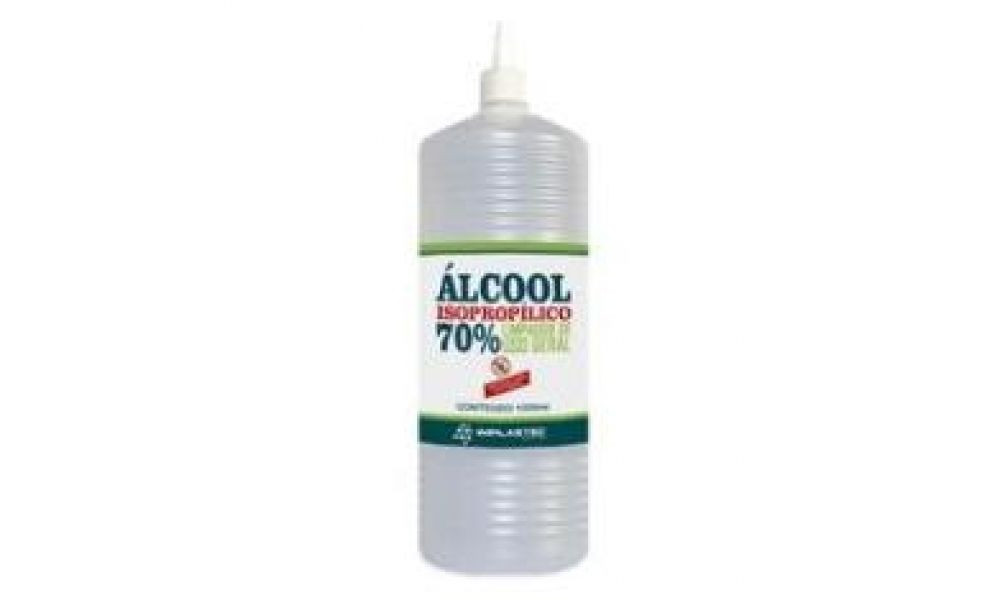 Alcool Isopropilico 70% 1L -Implastec