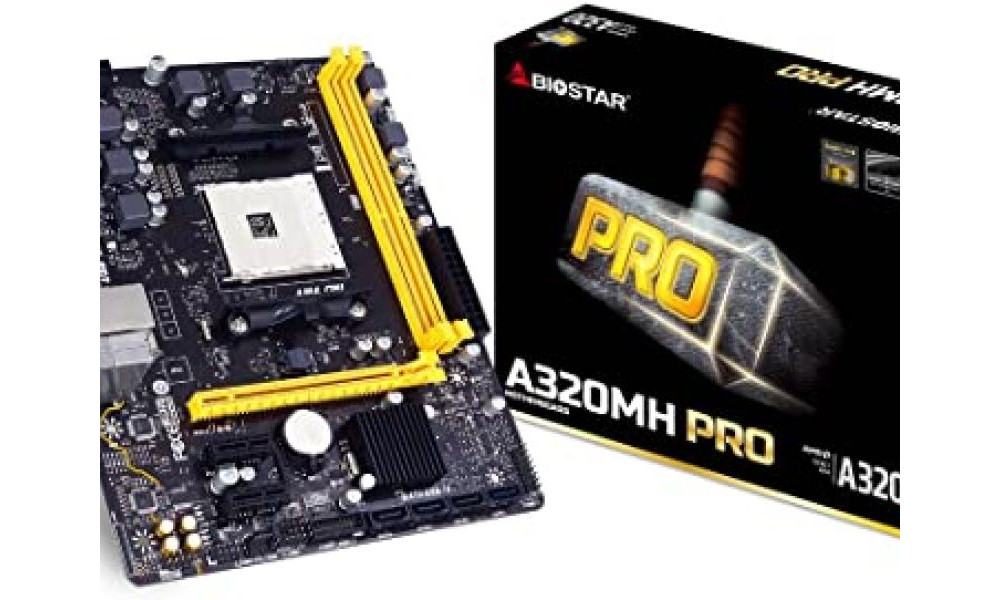 PLACA MÃE BIOSTAR AM320 A320M SOCKET SOQUETE AM4