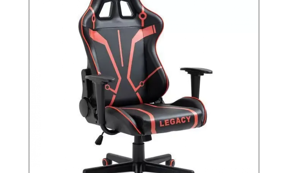 Cadeira Gamer Legacy Series Preto/Salmao