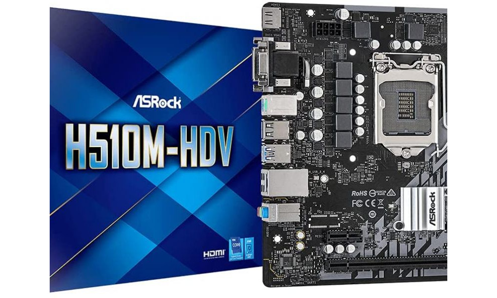 Placa Mãe Asrock H510M-HVS Chipset Intel LGA 1200