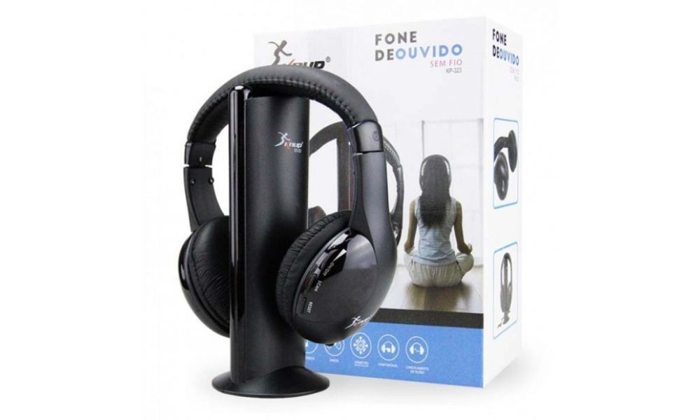 Headphone Wireless 5x1 Knup - S/ Fio